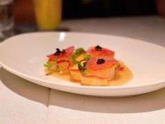 香煎北海道带子佐俄罗斯鱼子酱-弗兰克牛排西餐厅Ribone steak house(柠檬花园店)