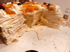 动物奶油榴莲千层蛋糕-艾加柒克蛋糕茶歇甜品台(春熙路店)