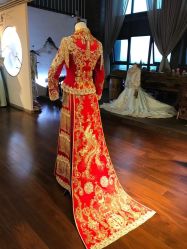 -懿沉香中式嫁衣礼服秀禾服龙凤褂马来褂旗袍总店