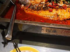 重庆豆花烤鱼-探鱼·鲜青椒爽麻烤鱼(银泰城店)