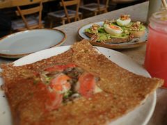 鸡蛋蘑菇熏肉荞麦可丽饼-RAC BAR(安福路店)