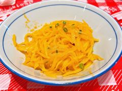 蟹黄咸蛋土豆丝-荆九爷爆炒桥头三嫩(夫子庙店)