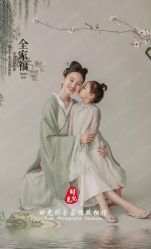 -时光纪亲子全家福照相馆(静安店母女写真父母纪念照)