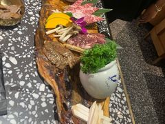 精品香木四拼-黑牛の場烤肉(摩天活力城店)