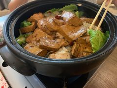 白肉粉条炖豆腐-荷府私房菜