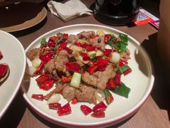 罗勒香辣嫩牛肉-KŌNG胶东小馆·酒馆(华熙店)
