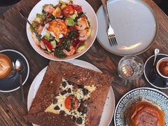 鸡蛋蘑菇熏肉荞麦可丽饼-RAC BAR(安福路店)