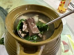 枸杞叶猪杂汤-小河湾酒店