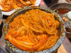 芝士瀑布火鸡面-明洞阿姨·韩式酱蟹烤肉·创意料理(方庄店)