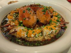葱油黑豚肉蒸青蟹-聚鑫阁江浙菜·非遗传承技艺(青村帝华园店)