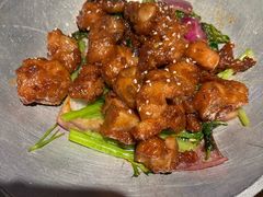 蒜香蜜汁排骨-绿茶餐厅(同成街华联店)