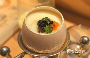 Black Truffle Foie Gras Caviar Steamed Egg