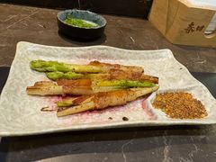 猪五花卷芦笋-春田小幸铁板烧(忠义街店)