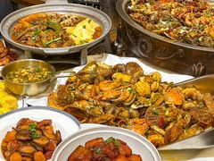 -东来菜馆•手抓海鲜家常菜•海鲜锅贴(鸽子窝店)