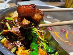经典香辣蹄花锅-蓉客成都火锅·招牌麻辣牛杂·特色香辣蹄花(凌水店)