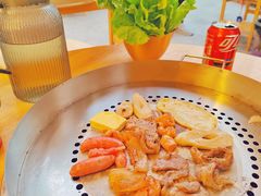 -陈叉子钢盆烤肉(中原万达店)