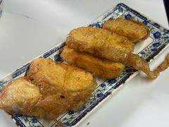鸡蛋炸馒头片-大槐树烤肉馆(美术馆店)