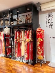 -懿沉香中式嫁衣礼服秀禾服龙凤褂马来褂旗袍总店