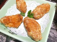 蛋黄鸡翅小份-新白鹿餐厅(松江开元地中海店)