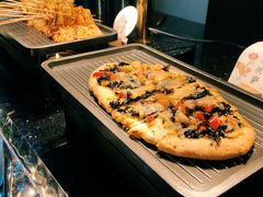 蔬菜披萨-大佛寺高级素食自助餐厅