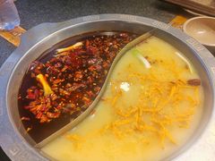 花胶鸡鸳鸯锅-巴将军·非遗老字号火锅(解放碑店)