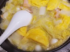 石锅鸡汤烩手工蛋饺-金枝玉叶上海人家食府(三里河店)
