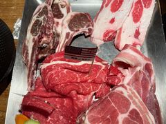 美国雪花肥牛（自带奶香）-炉小哥烤肉(信万广场店)