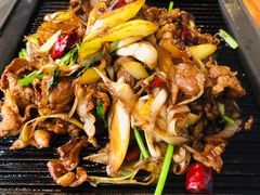 葱爆羊肉-旺顺阁鱼头泡饼(小红门店)