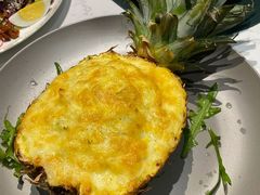 菠萝奶香海虾饭-开间茶馆·围炉煮茶