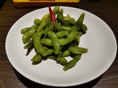 盐水毛豆-胖哥俩肉蟹煲(萧山加州阳光店)