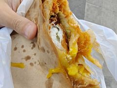 -小红车炸蛋葱油饼