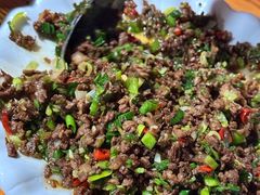 炒牛肉-阿葉农家饭店