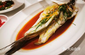 Steamed Fresh White Fish