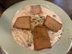 蘑菇奶油意面-机器人火炉披萨(爱琴海店)