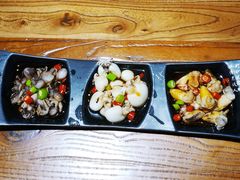 海味三联-东来菜馆•手抓海鲜家常菜•海鲜锅贴(鸽子窝店)