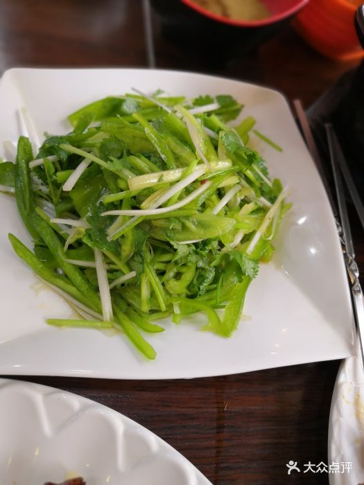 义聚德涮羊肉·烧烤·小龙虾-老虎菜-菜-老虎菜图片-天津美食-大众