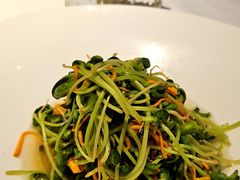 虫草花炒绿豆苗-1921餐厅.精选.浙味(一线西湖湖景店)