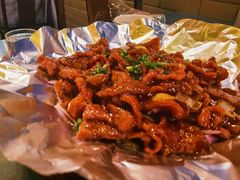 铁板牛柳-聚友朋褡裢火烧(天北路店)