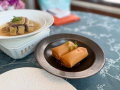 韭黄软兜空气春卷-扬州香格里拉·香宫中餐厅