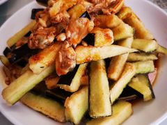 蛤蜊肉拌茄子-华春餐馆(鱼山路店)