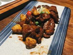 薯泥菠萝梅花肉-铁道茶苑.色稷餐厅(莲花南路店)