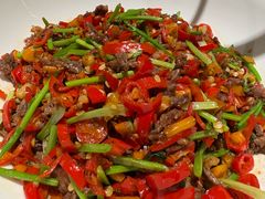 小炒黄牛肉-谢氏老金口七号宴(武昌大道店)