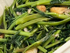 啫啫虾酱空心菜-熠盛粤味(永康路店)
