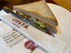 鸡蛋火腿全麦三明治-COSTA COFFEE(西湖天地店)