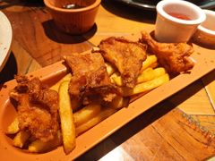 原味鸡翅鸡腿配薯条-良木缘咖啡西餐(文殊院店)