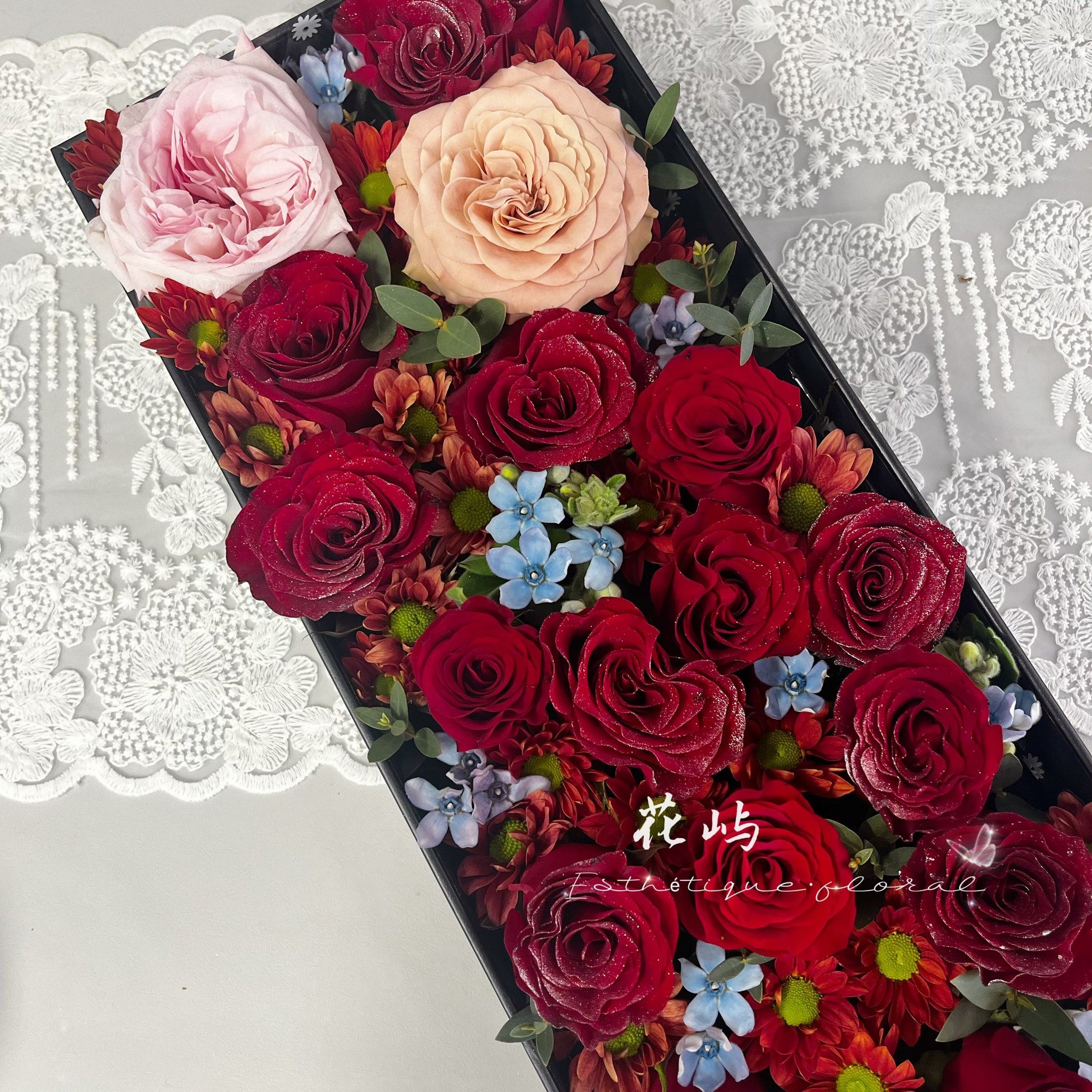 畅销款红玫瑰花盒