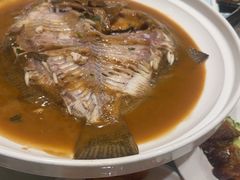 -海派美食·家宴海鲜青岛菜·石锅鲽鱼头(东方城店)