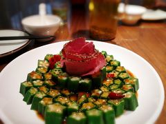 黑椒牛肉拼秋葵-将相和·海鲜蒸饺大连菜