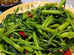炝炒空心菜-红辣椒·川菜·火锅(科华路店)
