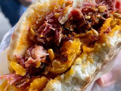 -清真马乐贝腊牛肉蛋黄菜夹馍(马蓉洒金桥店)